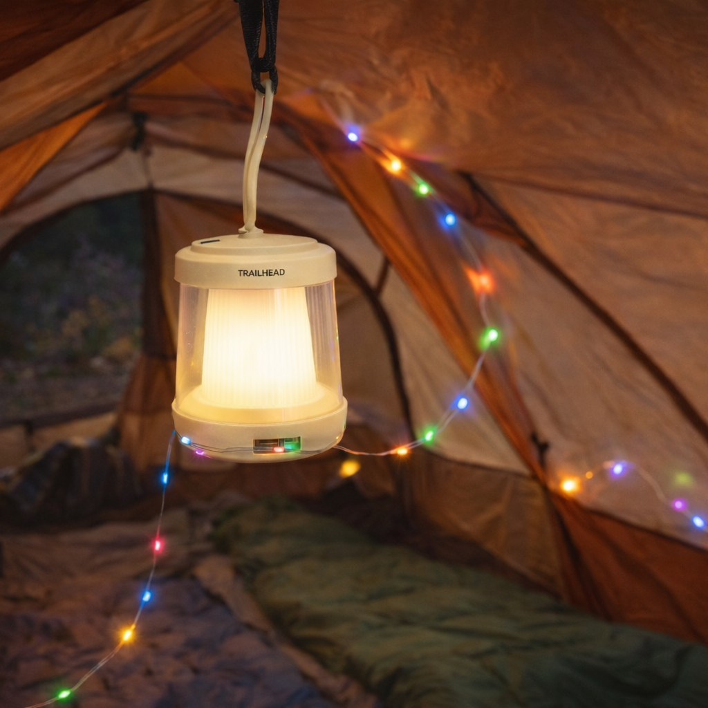 Multi Colour String Light Lantern